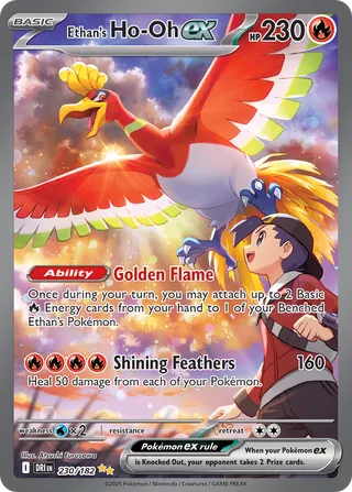 Ethan's Ho-Oh ex (Destined Rivals 230/182)